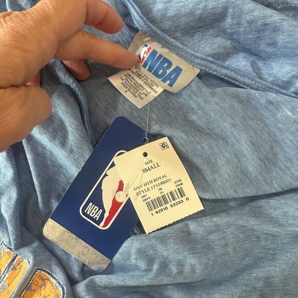 New NWT Golden State Warriors NBA Drape Neck Top T Shirt Size Small - Picture 8 of 9